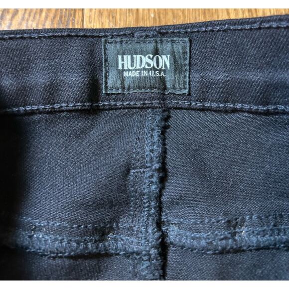 Hudson Nico Mid Rise Super Skinny Black Studded Detail Distressed Sz 27 NWOT - Picture 3 of 10